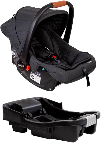 Bebê Conforto Zion com Base Veicular Preto, Infanti