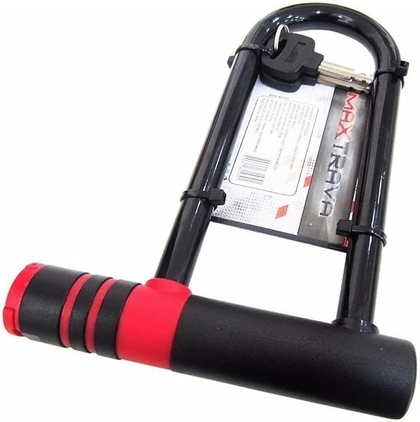 Cadeado Tranca U Maxtrava com Chave para Bike e Moto