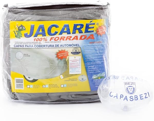 Capa de Cobrir Carro Jacaré 100% Forrada, Tamanho M
