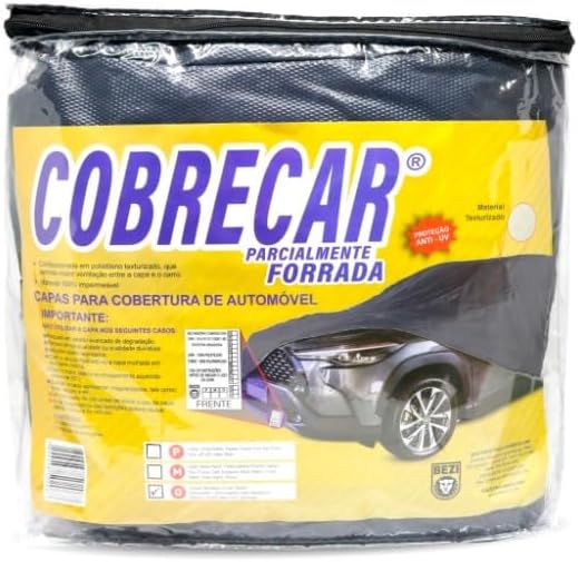 Capa para Cobrir Carro COBRECAR Anti-UV, Tamanho Médio