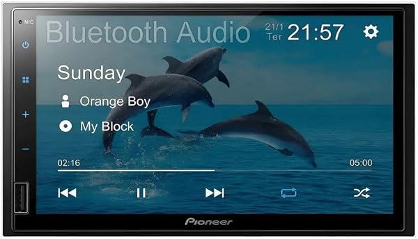 Central Multimídia Pioneer DMH-145BR 7 Polegadas USB Espelhamento Android