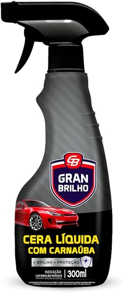Cera Automotiva Líquida Carnaúba com Gatilho Gran Brilho 300 ml