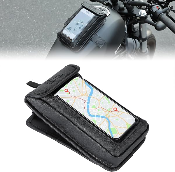 KEMIMOTO Bolsa Magnética para Tanque com Suporte para Celular