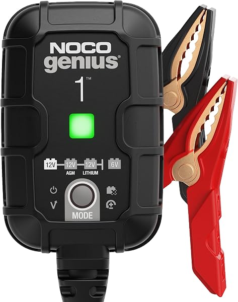 NOCO Carregador de Bateria 1-Amp, 6V e 12V, com Compensação de Temperatura