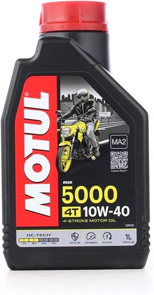 Óleo de Moto 10W40 Motul 5000 HC-TECH Semissintético 4T 1Lt