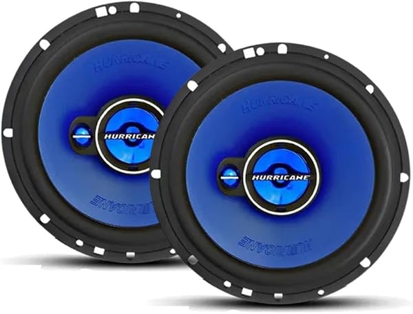 Par de Alto Falantes Triaxial Hurricane TRIAK6 Azul