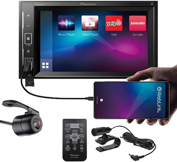 Pioneer DMH-A248BT Central Multimídia 6,2 polegadas Touch Screen